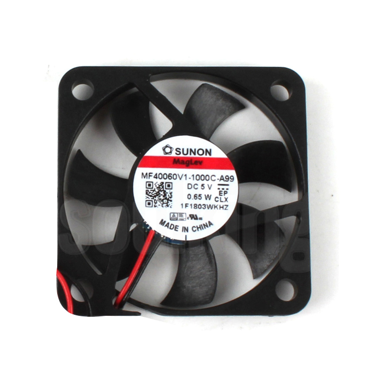 SUNON原厂直供 4006 5V 无刷直流风扇 MF40060V1-1000C-A99 产品关键词:5V直流风扇