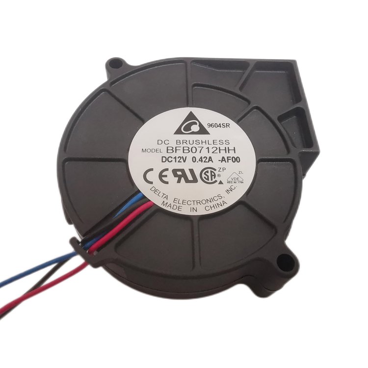 delta台达散热风扇 BFB0712HH DC12V 鼓风机涡流 轴流风机 产品关键词:台达bfb0712hh风扇