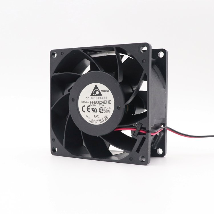 台达delta风扇 FFB0824EHE 8038 DC24V 0.75A 轴流风机 产品关键词:风扇ehe