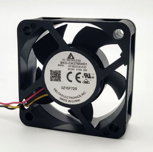 台达风机 AFB0524VHD 5020 24V 0.15A 5厘米 双滚珠 变频器 散热风扇